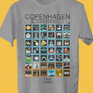 COPENHAGHE Camiseta Viajeros